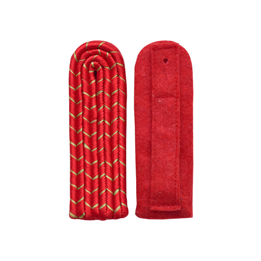 Schulterstücke – rot mit silber oder gold National
