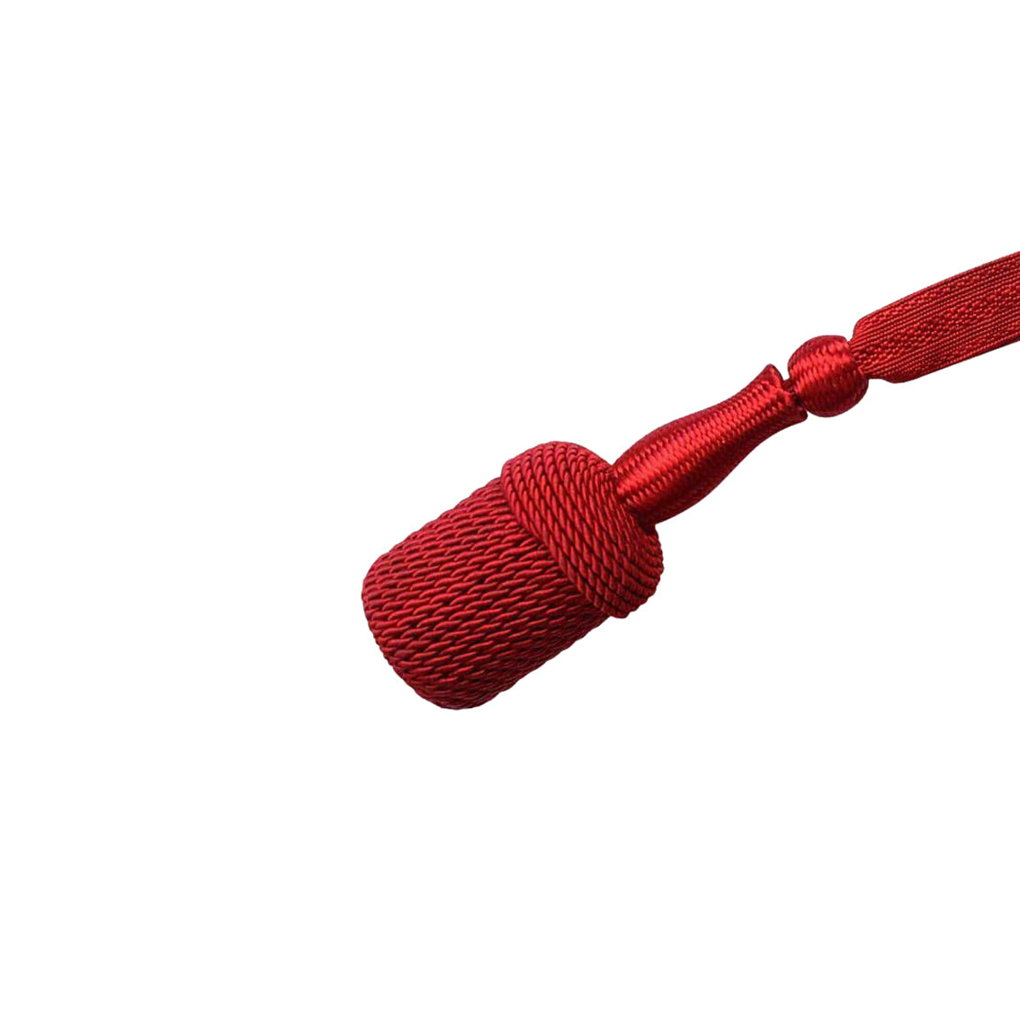 rot Portepee mit rot Tresse (grosse Ausführung)