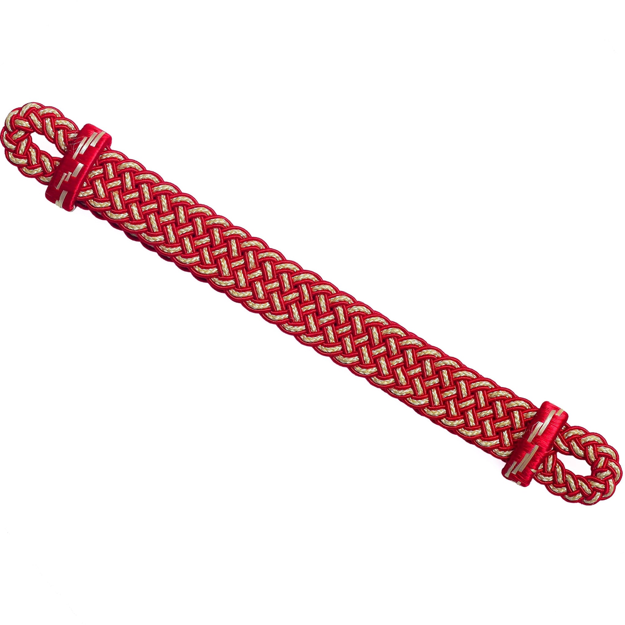 Mützenkordel Leutnant rot-gelb