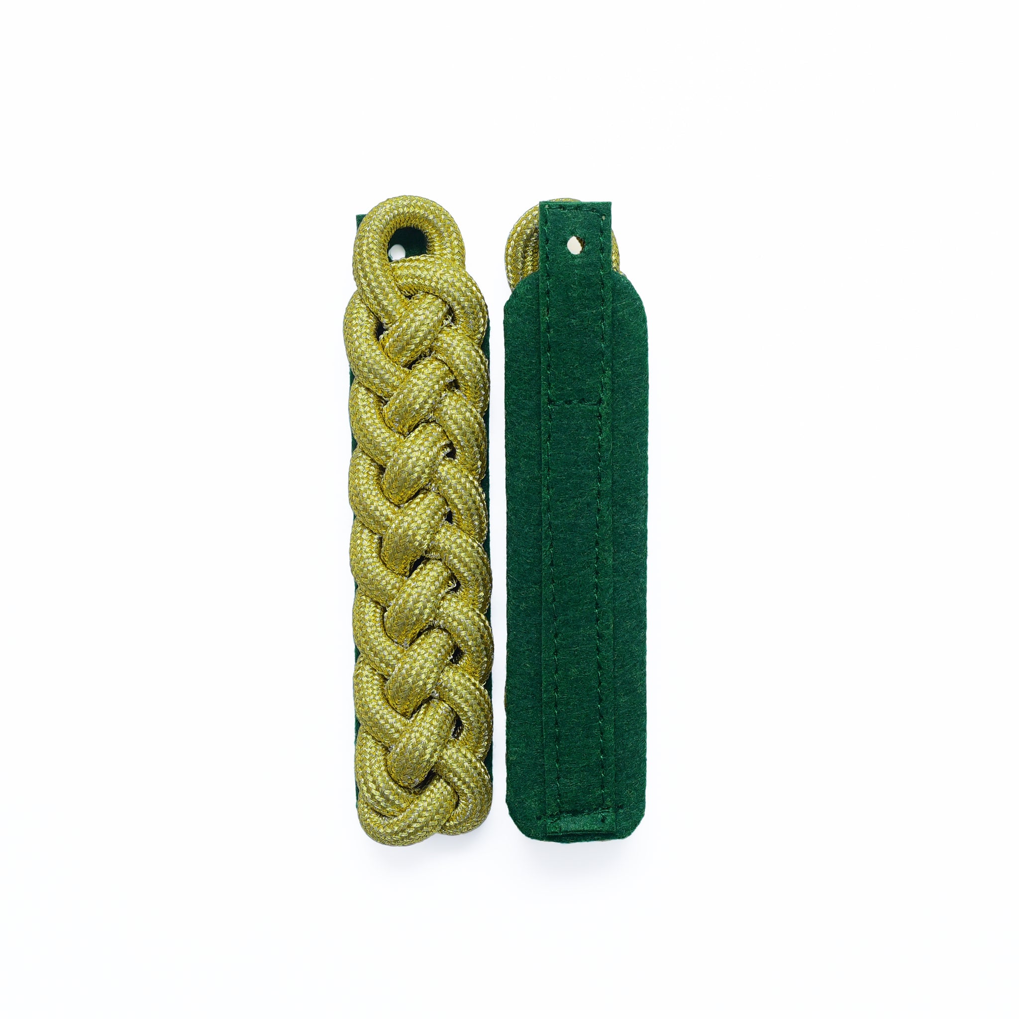 Schultergeflechte, schmal 8-bogig, gold