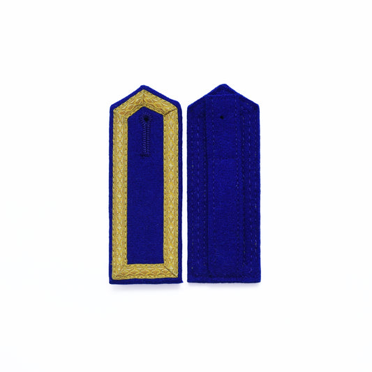 Schulterklappen mit 4 Seiten Gold Tresse