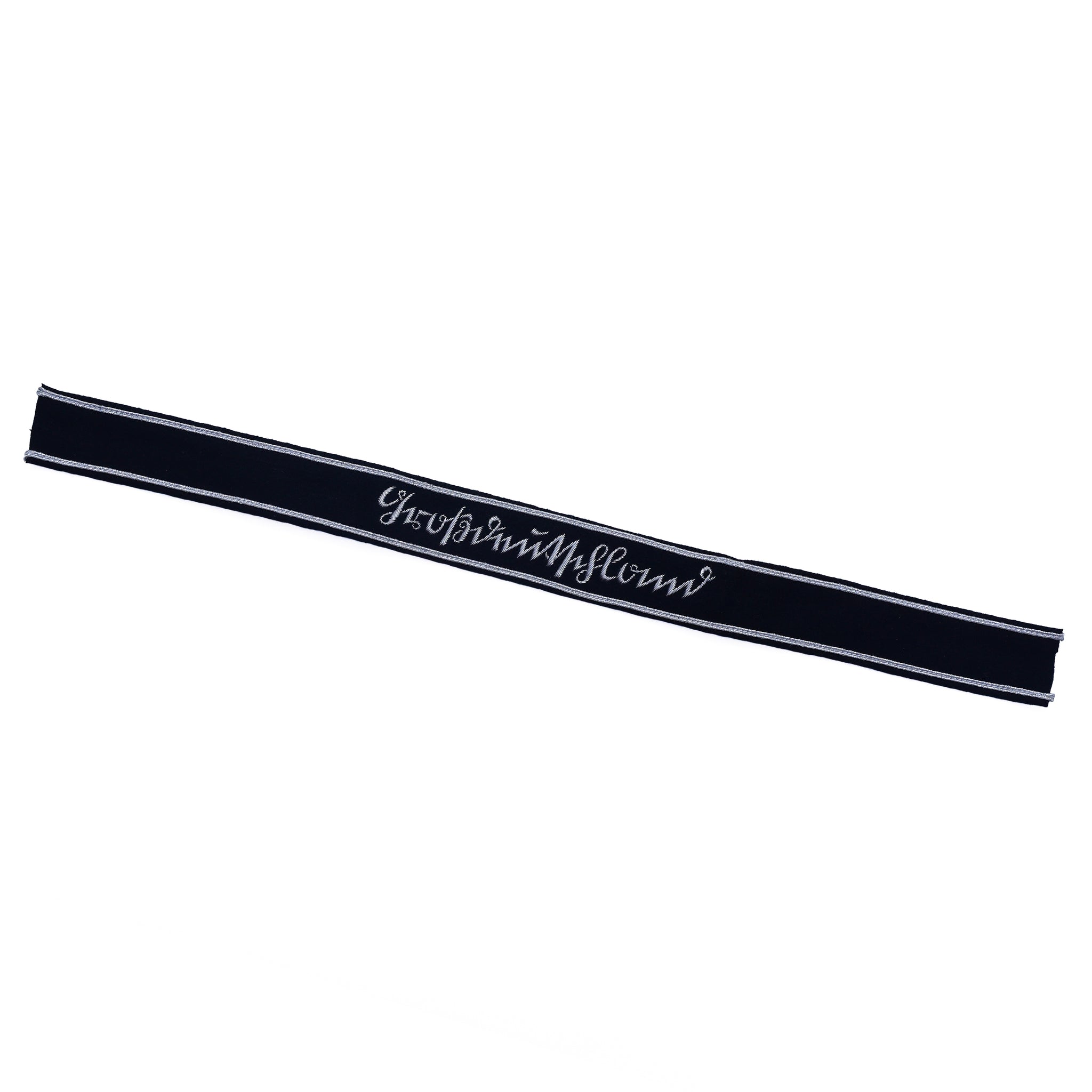 Ärmelband offizier ”Großdeutschland” Sütterlin Cuff title, gestickt auf schwarz