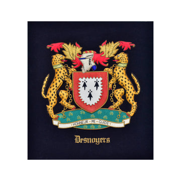 Familienwappen - Hand Embroidered Family Crest Coat of Arms