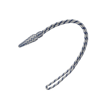 silber/blau Portepee mit Zapfen Sword Knot