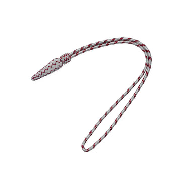 silber/rot Portepee mit Zapfen Sword Knot