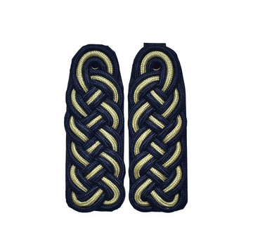 Schultergeflechte – schwarz/gold/schwarz