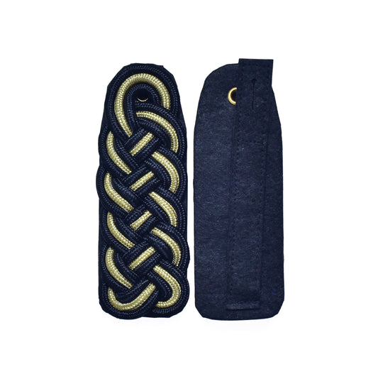 Schultergeflechte – schwarz/gold/schwarz