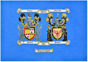 Doppelwappen Familienwappen