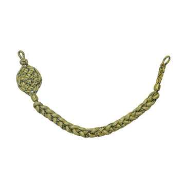 gold Schützenschnur mit grün National, Schießschnur