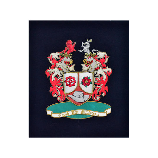 Customize Familienwappen - Embroidered Bullion Family Crest