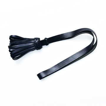 Schwarz Leder Portepee / Black Leather Sword Knot