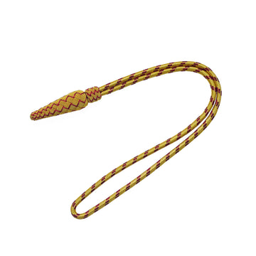 Portepee Gold/Rot mit Zapfen, Sword Knot