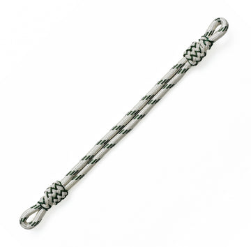 Mützenkordel 6mm Rundschnur silber/grün