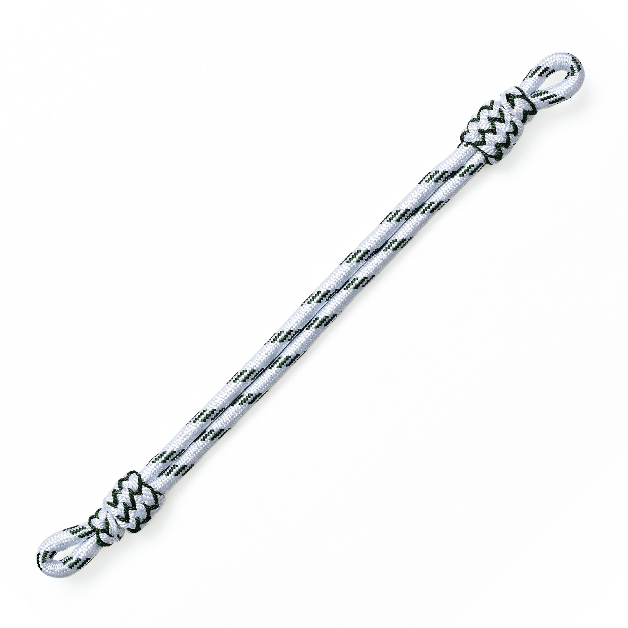 Mützenkordel 6mm Rundschnur weiß/grün