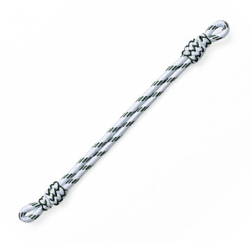 Mützenkordel 6mm Rundschnur weiß/grün