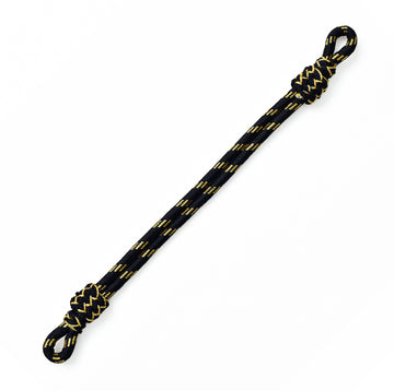 Mützenkordel 6mm Rundschnur schwarz/gold