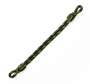 Mützenkordel 6mm Rundschnur grün/gold