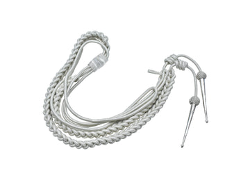 Silber Mylar Aiguillette - Fangschnur