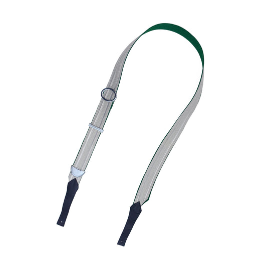 Bandoliere silber Tresse auf rotem Tuch  (ohne Tasche)