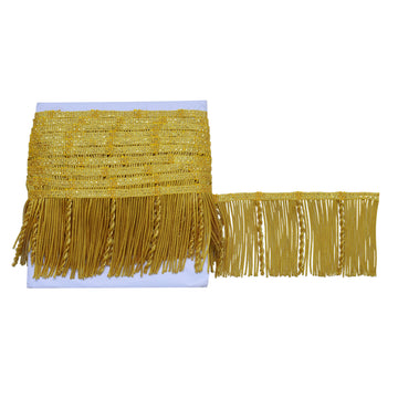 Gold Bouillonfransen 9cm - 5 Meter
