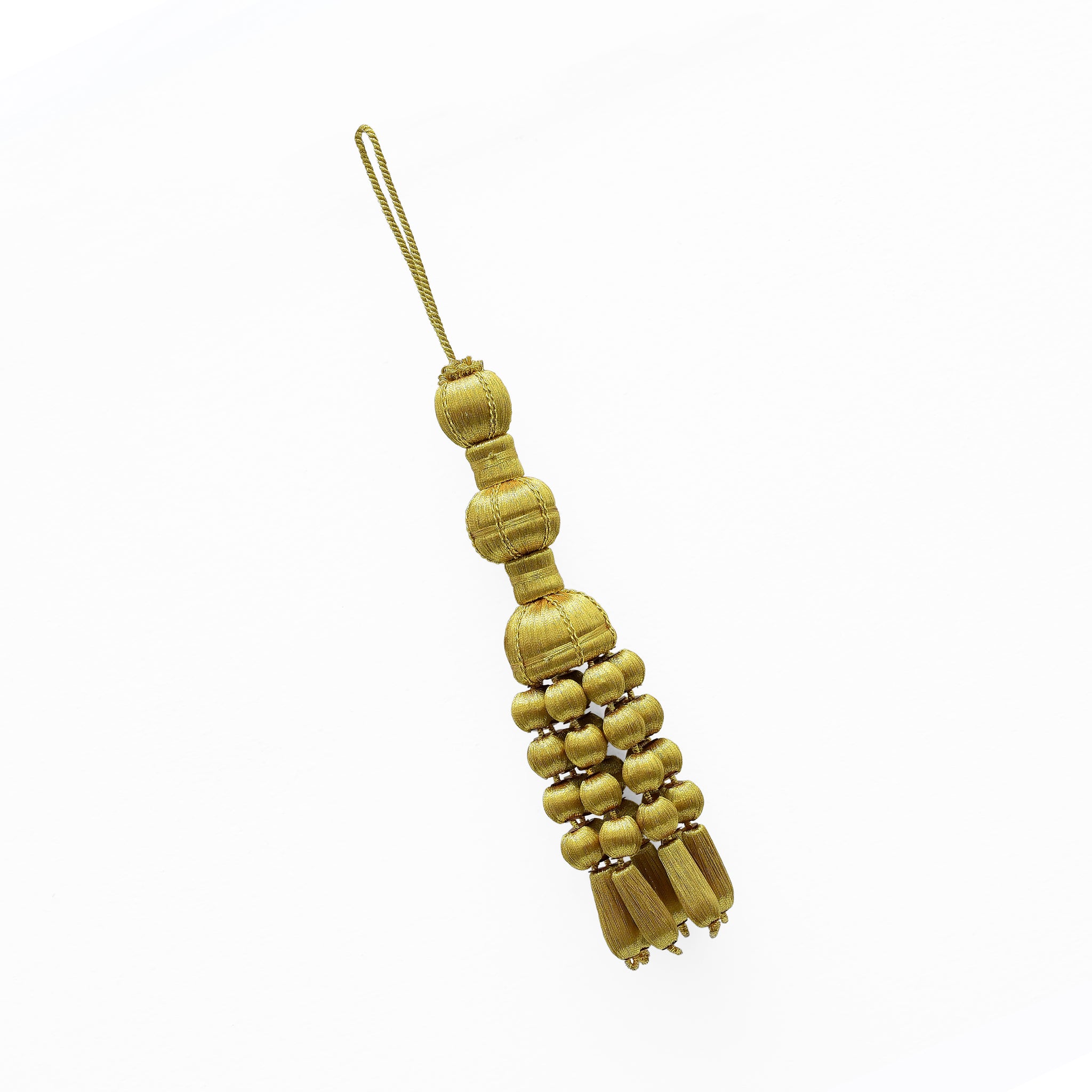 Gold Quasten / Borlas de oro entrefino