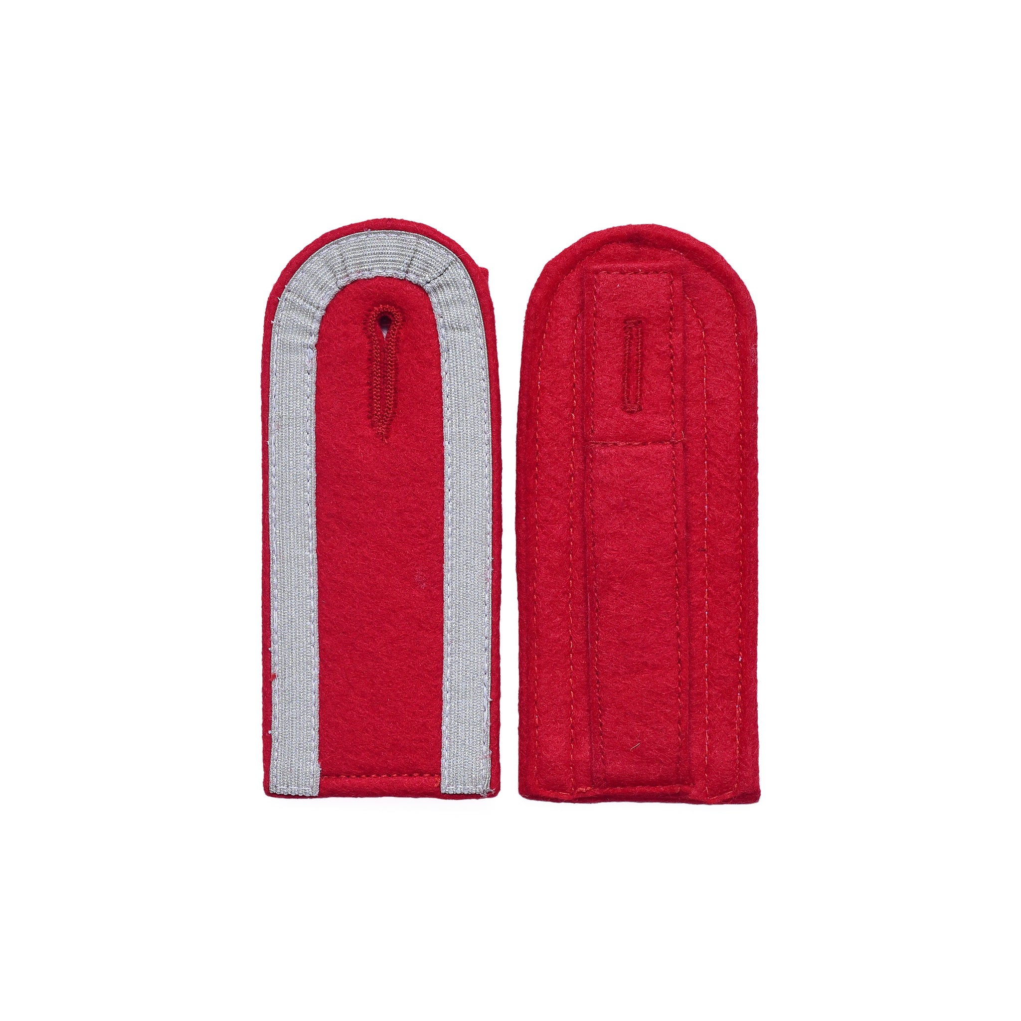 Schulterklappe Silber Unteroffizier