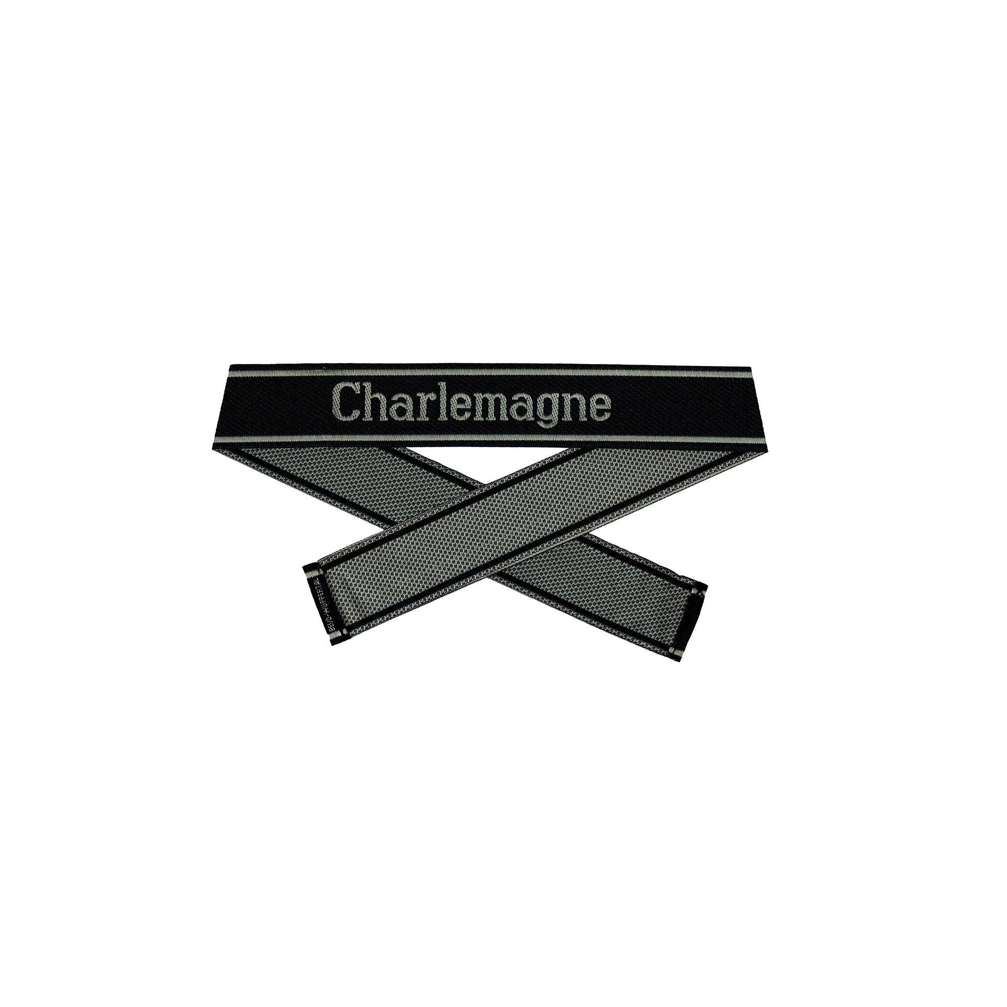 WWII Elite Ärmelband ”Charlemagne” gewebt WH Cuff title BEVO