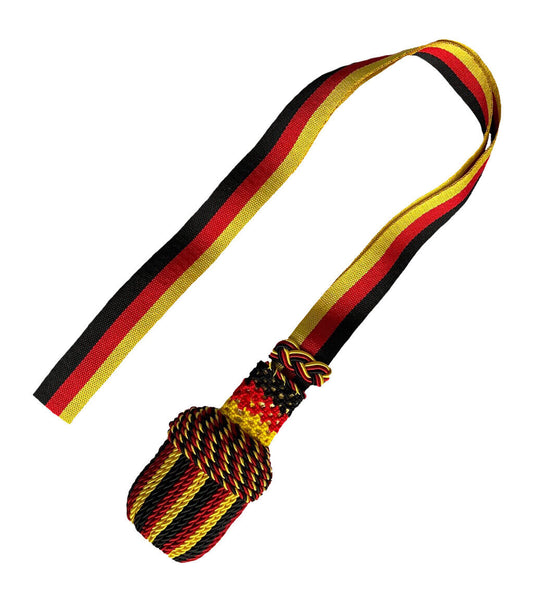Portepee mit Tresse Deutschland ovale Quaste (große Ausführung)