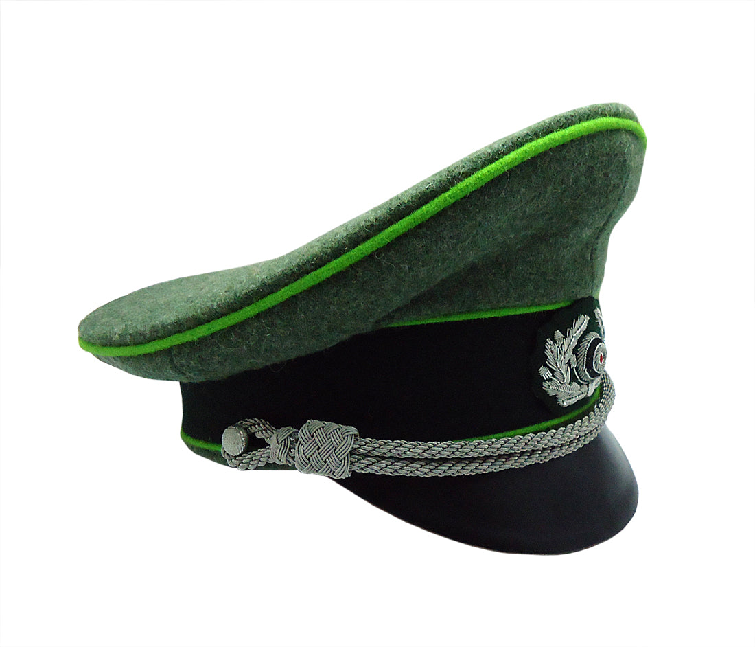 WWII German Heer Offizier Schirmmütze Jäger WH Visor Hat