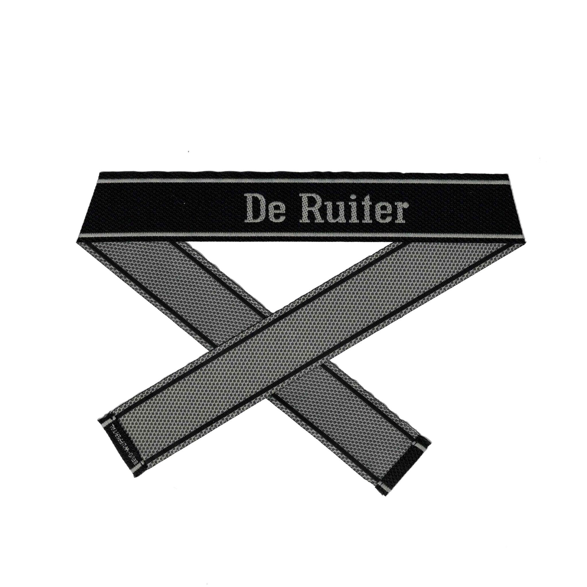 WWII Elite Ärmelband ”De Ruiter” gewebt WH Cuff title BEVO