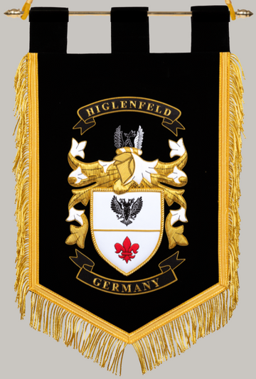 Besticktes Banner / Embroidered Banner