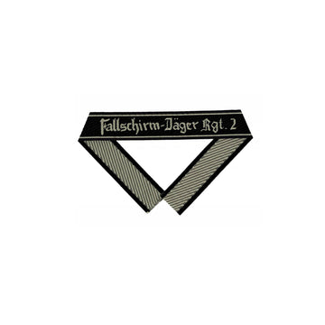 WH LW Ärmelband “Fallschirm-Jäger Rgt.2” Bevo cuff title