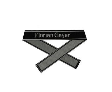WWII Elite Ärmelband ”Florian Geyer” gewebt WH Cuff title BEVO