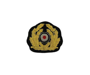 WWII Kriegsmarine handgesticktes gold Schirmmützen Abzeichen