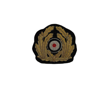 WWII Kriegsmarine handgesticktes Antik Optik Schirmmützen Abzeichen