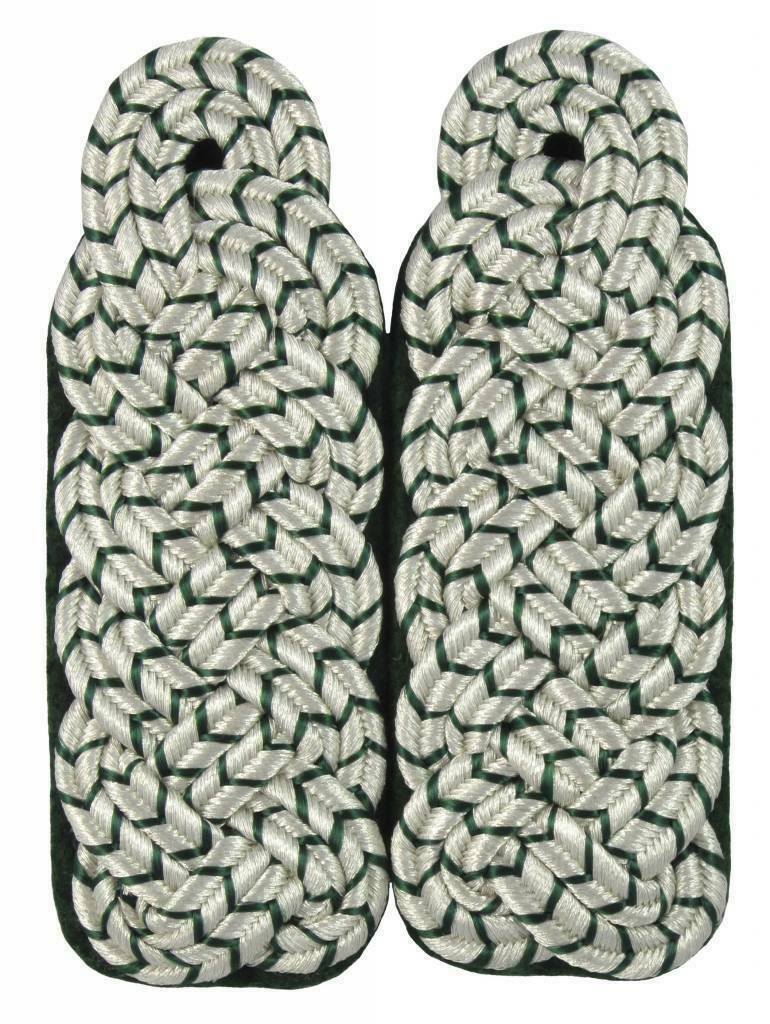 Schultergeflecht Major Silber - 5-bogig Für Uniformen
