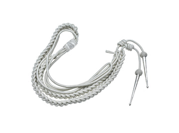 Silber Mylar Aiguillette - Fangschnur