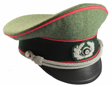 WWII German Heer Offizier Schirmmütze Panzer WH Visor Hat