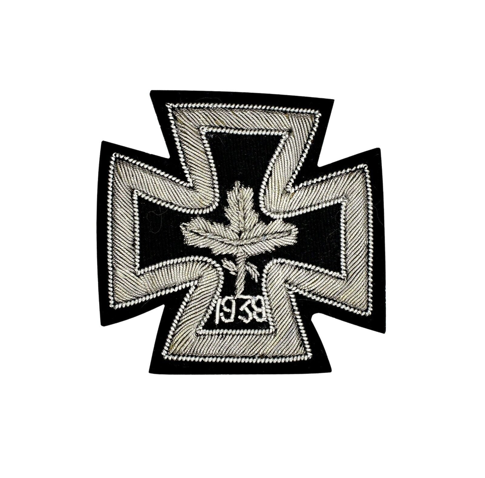 Wehrmacht Handgesticktes Abzeichen EK1 1939 Eisernes Kreuz