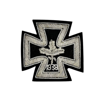 Wehrmacht Handgesticktes Abzeichen EK1 1939 Eisernes Kreuz