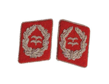 WH Luftwaffe Kragenspiegel Oberstleutnant der Flakartillerie Collar Tabs