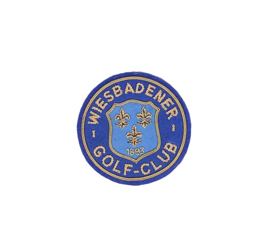 Handgestickte WIESBADENER GOLF CLUB Abzeichen