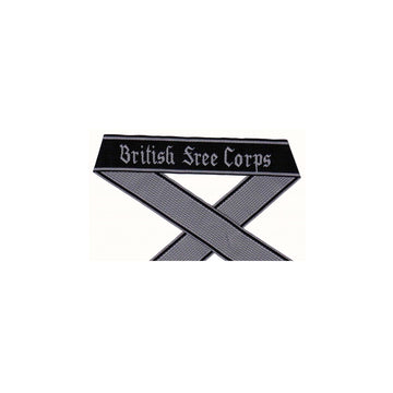 WH Elite Ärmelband ”British free Corps” gewebt Cuff title Bevo