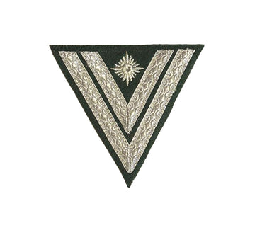 WH Heer M36 Rangabzeichen “Stabsgefreiter”, dunkelgrün Winkel