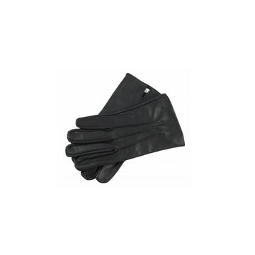 schwarze Handschuhe aus Ziegenleder