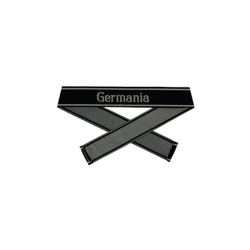 WWII Elite Ärmelband ”Germania” gewebt WH Bevo Cuff title