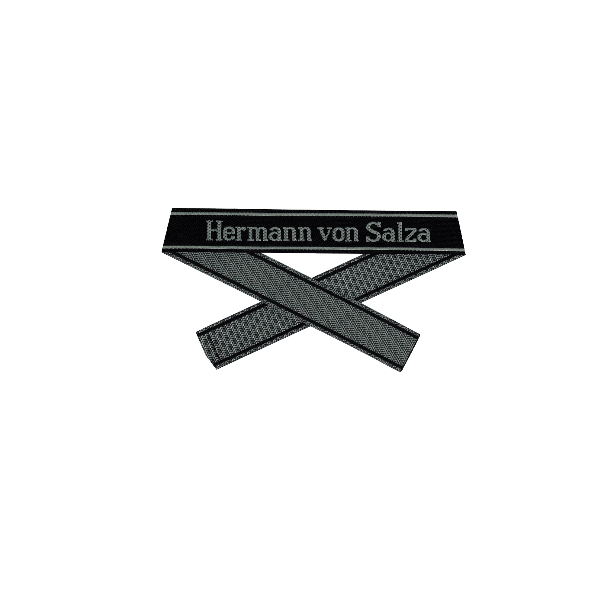 WWII Elite Ärmelband ”Hermann von Salza” gewebt WH Bevo Cuff title