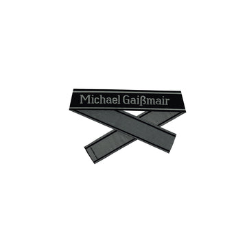 WWII Elite Ärmelband ”Michael Gaißmair” gewebt WH Bevo Cuff title